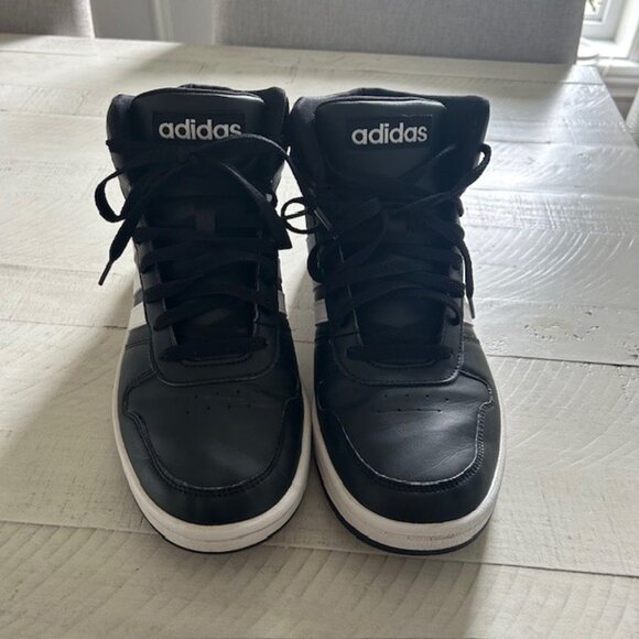 adidas adidas Hoops 2.0 Mid 'Black White' BB7207 - Picture 2 of 8